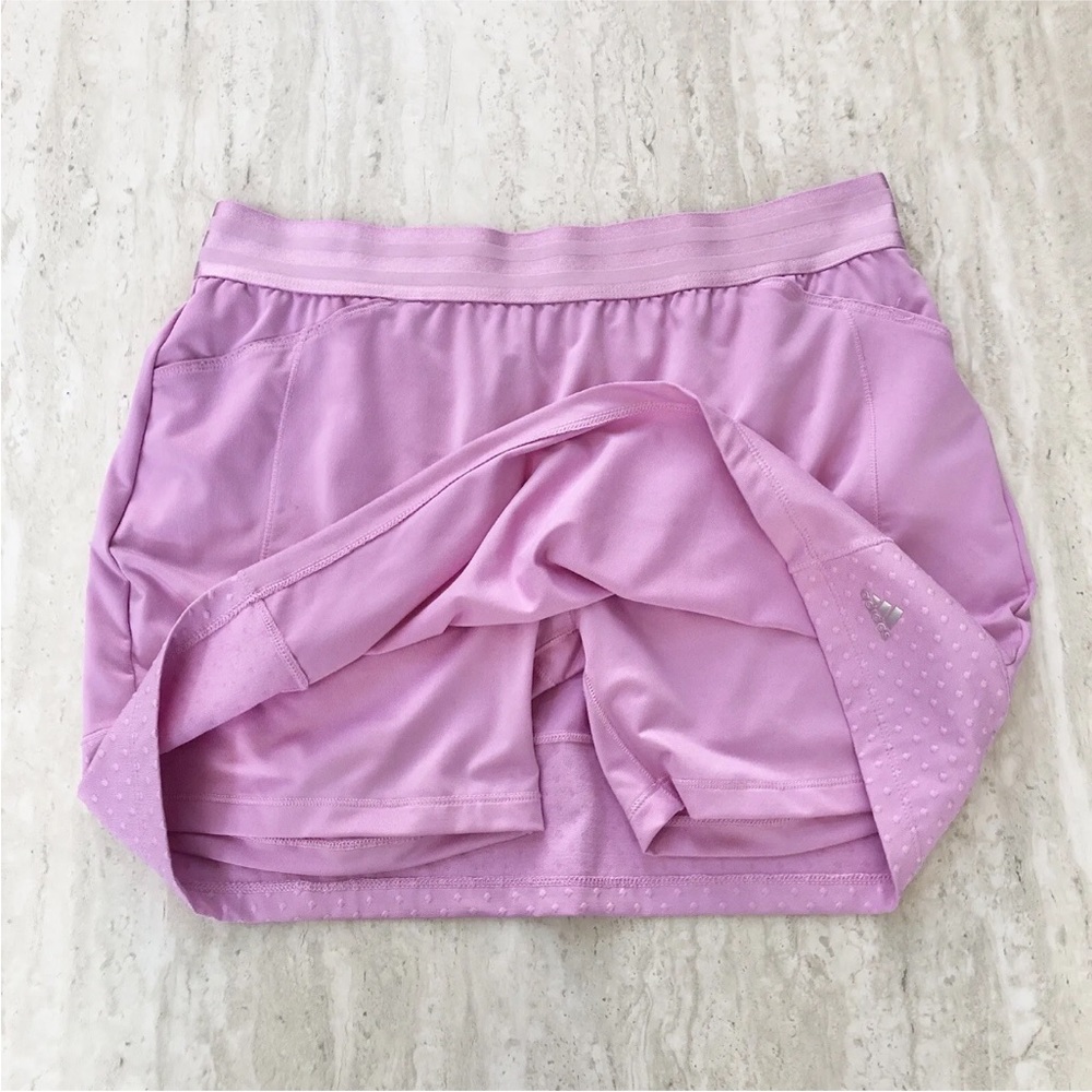 Adidas Women's Skort Size Medium Lavender Pink - Picture 5 of 7